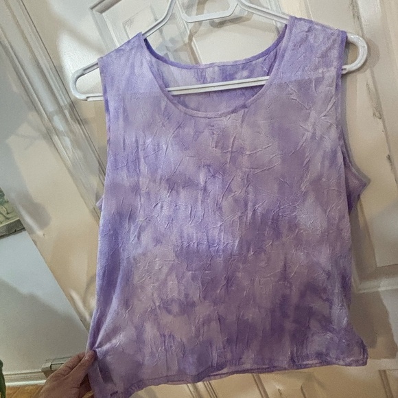 vintage purple trie dye tank top * the pics at the end show the colour best - Picture 6 of 8